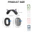 Étui de protection en silicone pour écouteurs, housse de-Blanc 4