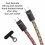 60W USB C-oplaadkabel Draagbaar 2 in 1 Type-Retroroze 5