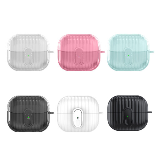 Creative Patterned TPU Sleeve For Buds3/3Pro Earbuds Case-Black 1