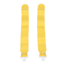 Flag Football Set 5PCS Adjustable Belts for Youth & Adults Yellow PP Material