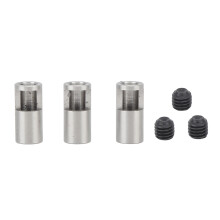 Manchon de réduction pour pignon en acier inoxydable 3 pièces, de 8 mm à 5 mm, pour voitures RC tout-terrain
