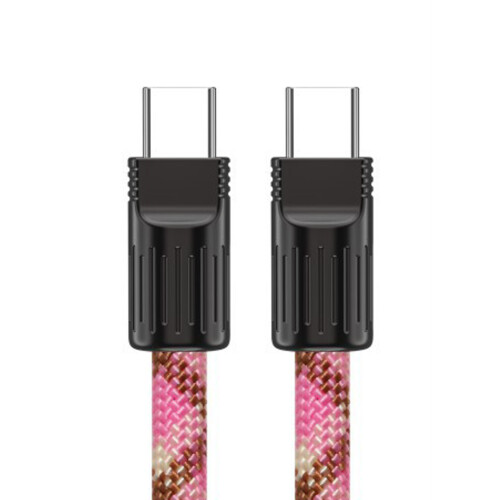 Câble de données de charge rapide USB Type C efficace-Rose rétro