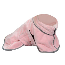 Accappatoio Asciugamano per Cani, Microfibra, Rosa, S/M, Asciugatura Veloce, Assorbente