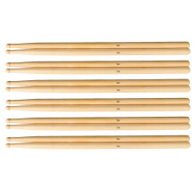 12 Pairs Maple Wood Drumsticks Lightweight for Practice & Performance