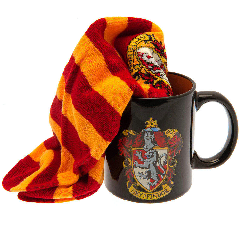 Harry Potter Gryffindor Crest Mug And Sock Set