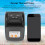 Compact Bluetooth 58mm Thermal Printer for Retail Use DC7.4V Coverless 3