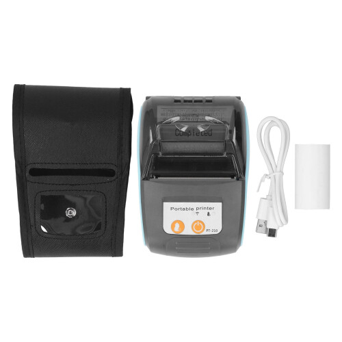 Bluetooth 58mm Thermoquittung Drucker Mehrsystem Tragbar DC7,4V 1