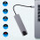 Προσαρμογέας USB C σε HDMI με βάση σύνδεσης φορητού υπολογιστή, θύρα USB A και RJ45Ethernet, 2