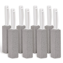 Toilet Cleaning Pumice Stone With Natural Abrasive Power, Volcanic Rock For Limescale Removal And Wide Application (Set Of 8)