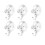 Heavy Duty Suction Hooks, Strong Seals Versatile Uses Clear Non-Scratching Shower Hooks, 2PCS 1