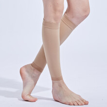 Manicotto a compressione, compressione graduata 20-30Mmhg per una migliore circolazione delle gambe e sollievo dal dolore, tessuto morbido e
