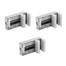 3PCS Stainless Steel Sliding Door Window Lock — Anti Theft, Push Pull Stopper
