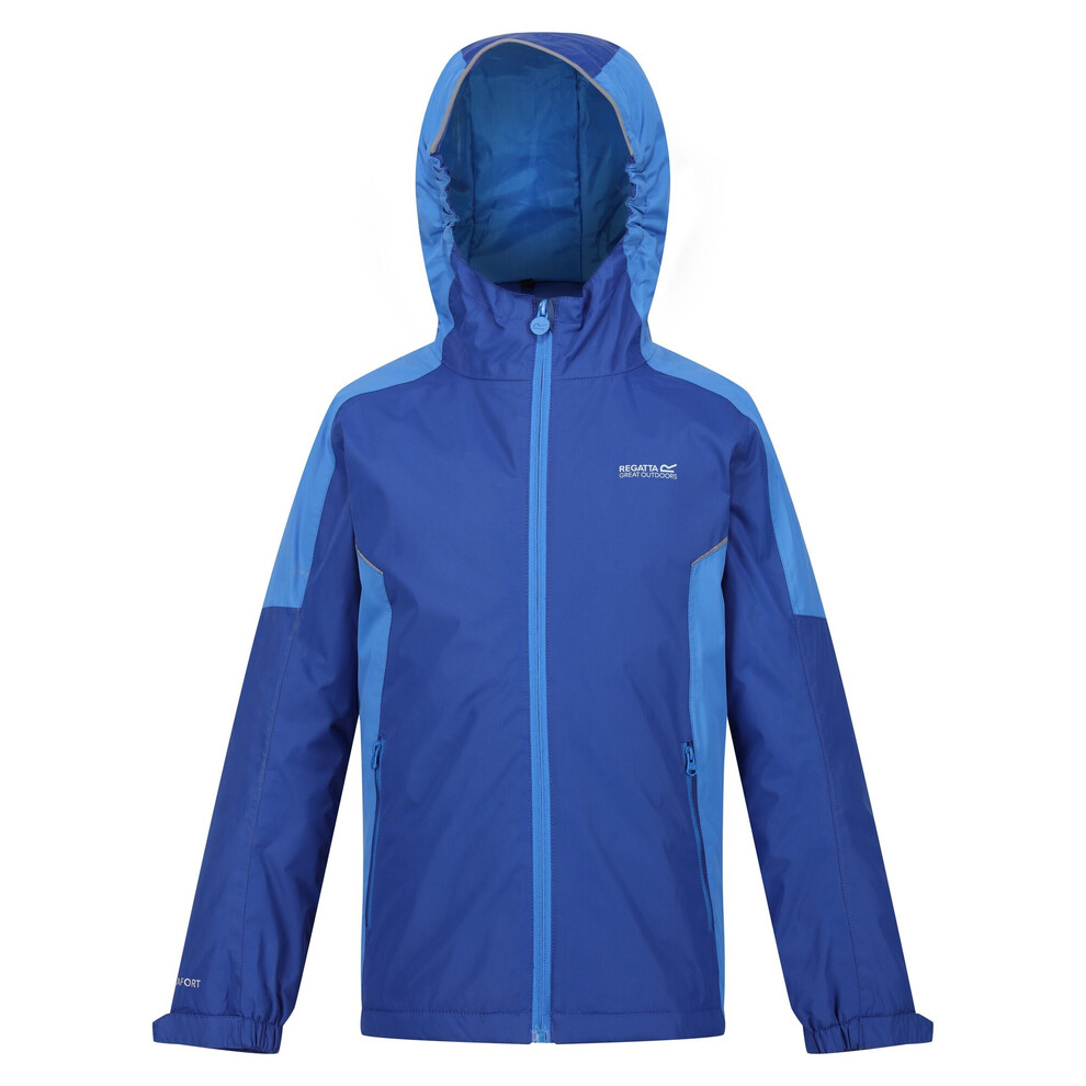New Regatta Boys Childrens/Kids Hurdle Iv Insulated Waterproof Jacket Blue