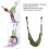 Durable Polyester Yoga Strap for Back and Leg Stretching 3