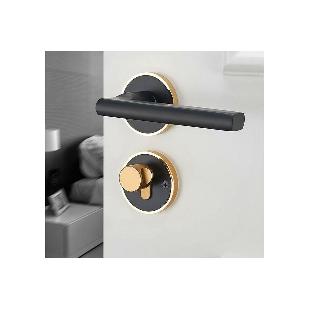 Elegant Privacy Lever Door Handle, Silent Inclined Locking Bolts For Residential Doors 9173940310841