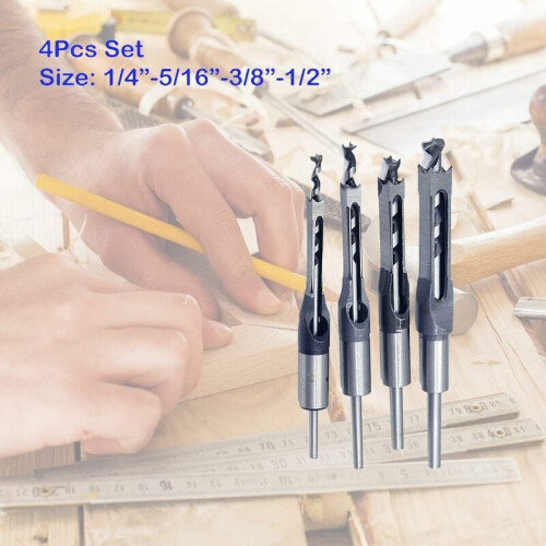Αποδοτικό κιτ ξυλουργικής, μακριά τετράγωνα τρυπάνια για μειωμένη ένταση 1