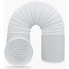 Tuyau d'évacuation flexible en polypropylène pour climatiseurs portables, avec filetage antihoraire et résistance à l'usure due à la chaleur.