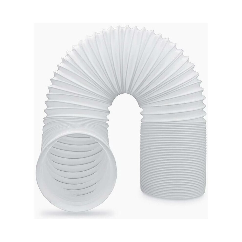 Flexible Polypropylene Ac Exhaust Hose, Extendable Vent For Portable Air Conditioners With Counterclockwise Thread, Heat Wear Resistance Ensures No 9433291653234
