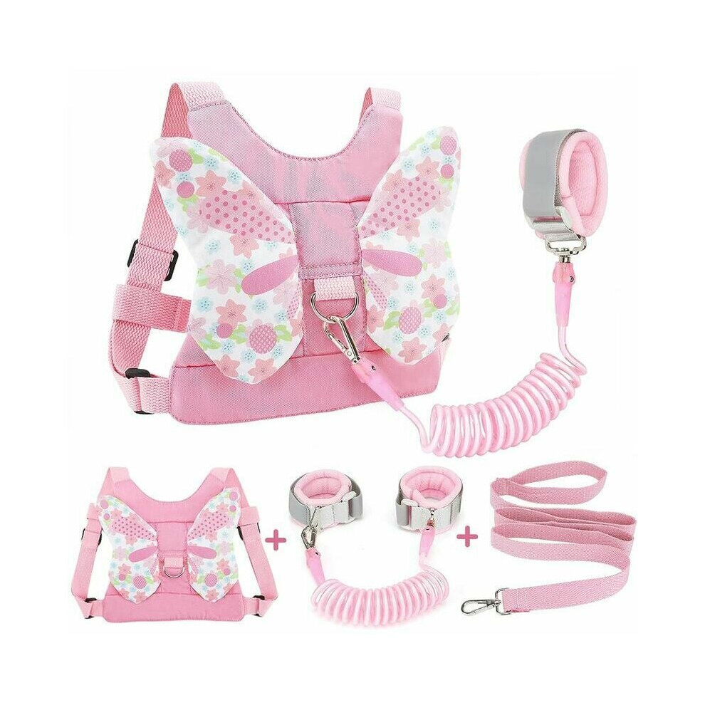 Safety Strap For Kids, Angelic Wings Design Child Harness, Durable Nylon Cord Walking Assistant