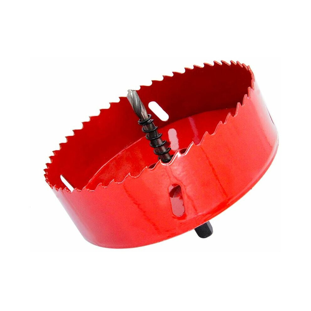 125Mm Hole Saw, Hss Bi-Metal Drill Cutter With Chip Discharge For Construction Grade Work In Masonry Materials 9173940274693