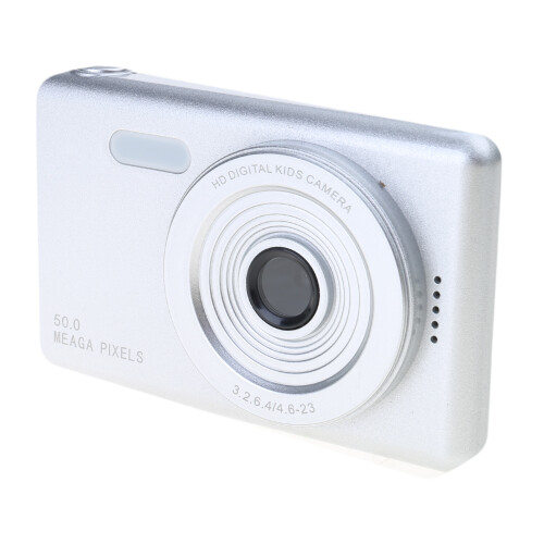 Digital Camera Point and Shoot Camera for Teens 4K 48MP-Silver