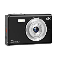 Travel Friendly 2 Lens Digital Camera 48MP 1080P Camera-Black