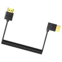 Support de câble à ressort HDTV,-0,3m à 1,2m Courbe à droite