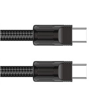 Travel Essential Braided 60W USB C Data Cable with-Xuanqinghei