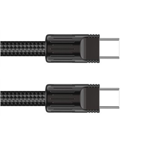 Travel Essential Braided 60W USB C Data Cable with-Xuanqinghei