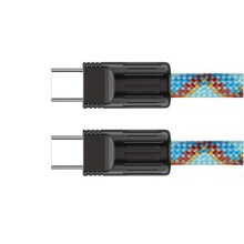 MultiPurpose 60W Type C Fast Charging Cable with-iceland blue