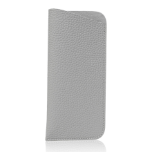 Eyeglass Case Hard Shell, Portable Sunglass Case with Magnetic Closure, PU Leather Eyeglass Case Lightweight and Compression-Resistant Design, Plush V