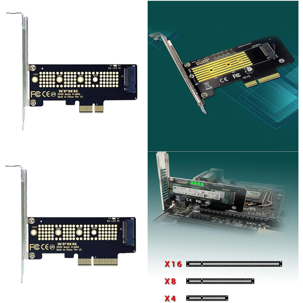 Innovative Pci Express Expansion Card Adapter, M.2 Nvme To Pcie Adapter Maximizes Your Storage Potential For Z97 Or Later Motherboard With Low 9169997142948
