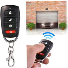 Kloonbare afstandsbediening sleutelhanger, universele 4-kanaals RF draadloze garagedeuropener, zeer nauwkeurige vaste en variabele frequentie