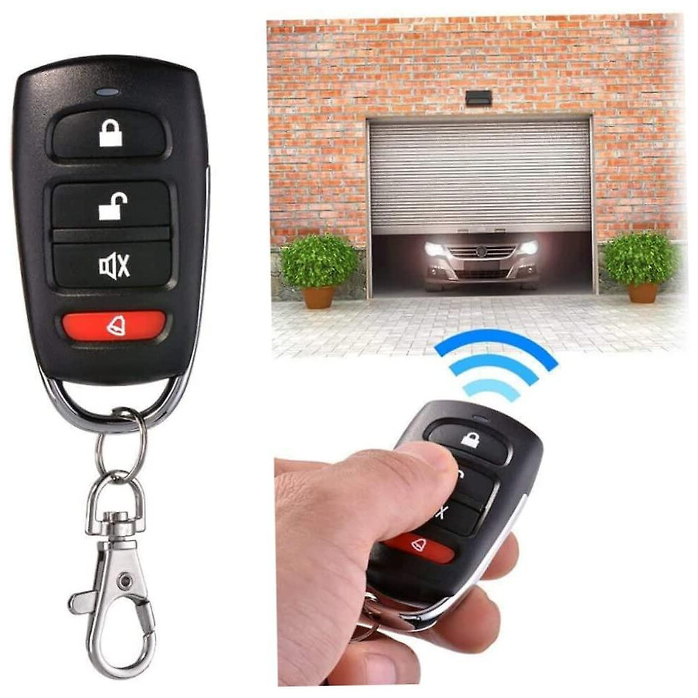 Cloning Remote Control Keychain, Universal 4-Channel Rf Wireless Garage Door Opener, High Accuracy Fixed And Rolling Frequency Duplicates For Vehicle 9169997142931