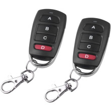 Chaveiro com controle remoto clonador para portão elétrico, substituto universal para portas de garagem, 4 canais RF sem fio com Security+ 2.0,