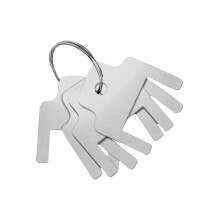 6 Stück Schlüssel-Schlüsselanhänger für Papierhandtuchsysteme