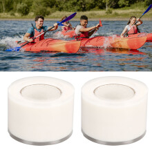 2 Stück Silikonfixierband für Kanus, Kajaks und Drachenboote, Weiß, Flexibel, 60 g