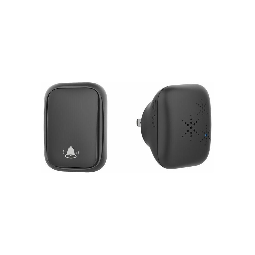 Plug-Through Door Chime, Self-Powered Wireless Doorbell For Hassle-Free Living, Customizable Chimes And Volume, Eco-Friendly And Economical, 9340959463985