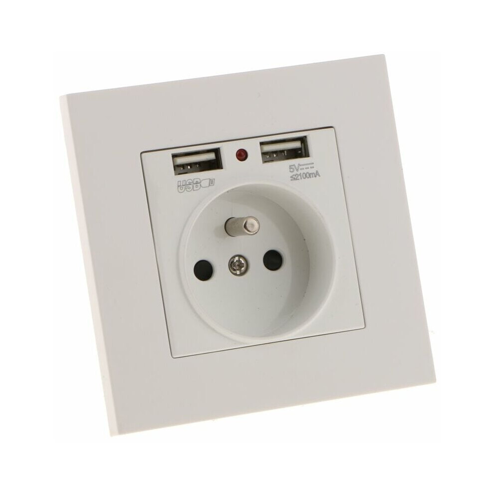 Elegant Wall Charger With High-Quality Abs Material, Innovative Millimetre-Adjustable Facade, Ensuring Universal Compatibility 9405630935196