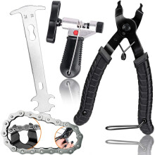 Chain Champion, Kit di riparazione catena per bicicletta facile da usare, Impugnatura antiscivolo per un controllo sicuro della pinza per maglie