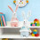 Plüsch-Osterhasen, Oster-Desktop-Ornament, Puppe,-Blau 5