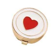 Fashionable Romance Heart Cufflinks For Shirt-red love heart