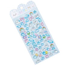 Autocollant Animal en relief, autocollant-joyeux lapin1