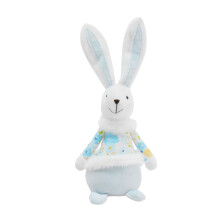 Plüsch-Osterhasen, Oster-Desktop-Ornament, Puppe,-Blau