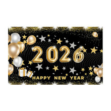 2026 Gelukkig Nieuwjaar Banners Achtergrond voor Home Party-8