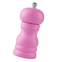 Moulin à poivre manuel réglable, moulin à main en bois-Rose