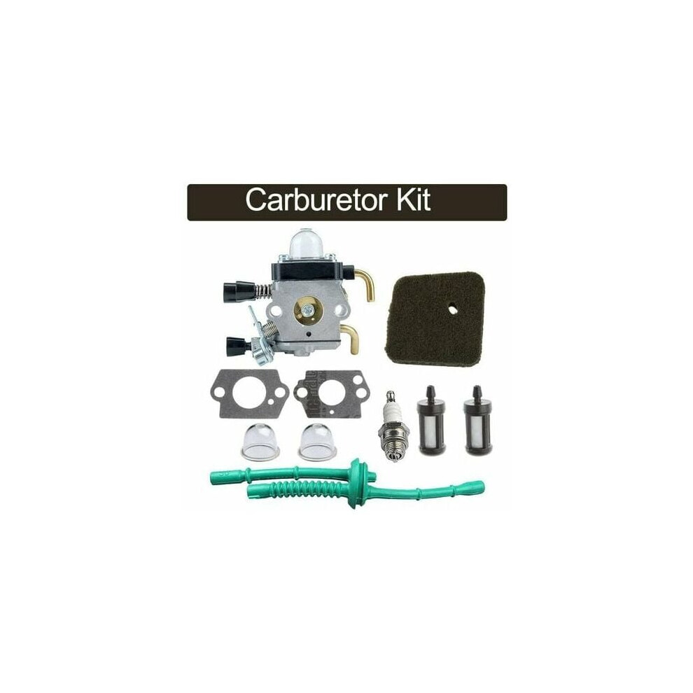 Carburetor Kit For Stihl Fs38, Fs45, Fs46, Fs55, Km55, C1q-S97 Model Ensures Smooth Operation, Pre-Adjusted Carburetor Offers Easy Installation 9405630169287