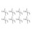 Stackable Cookie Sheet Organiser Space-Efficient-8 pieces 1