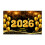 2026 Happy New Year Banners with Balloon Pattern For-4 1