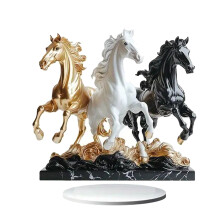 Acryl paard standbeeld sculpturen decoratieve dierenbeeldjes-1
